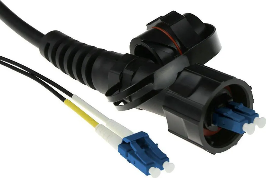 Fibre optique monomode OS2 40m LC IP67 anti-humidité duplex ACT 7mm