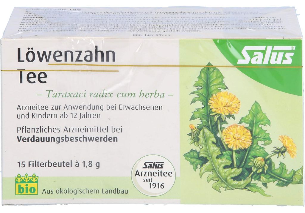 Salus Löwenzahn Tee bei Verdauungsbeschwerden, 15 St. Produktbild 