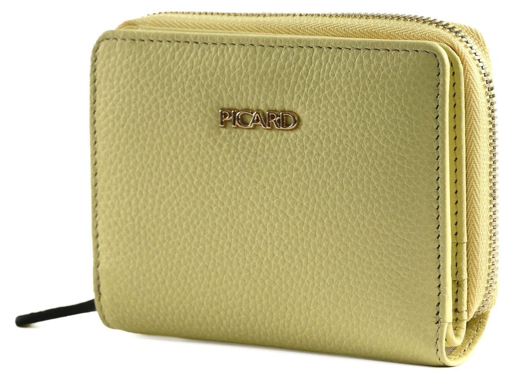 PICARD Leder Geldbörse Java 1 Wallet Vanilla gelb