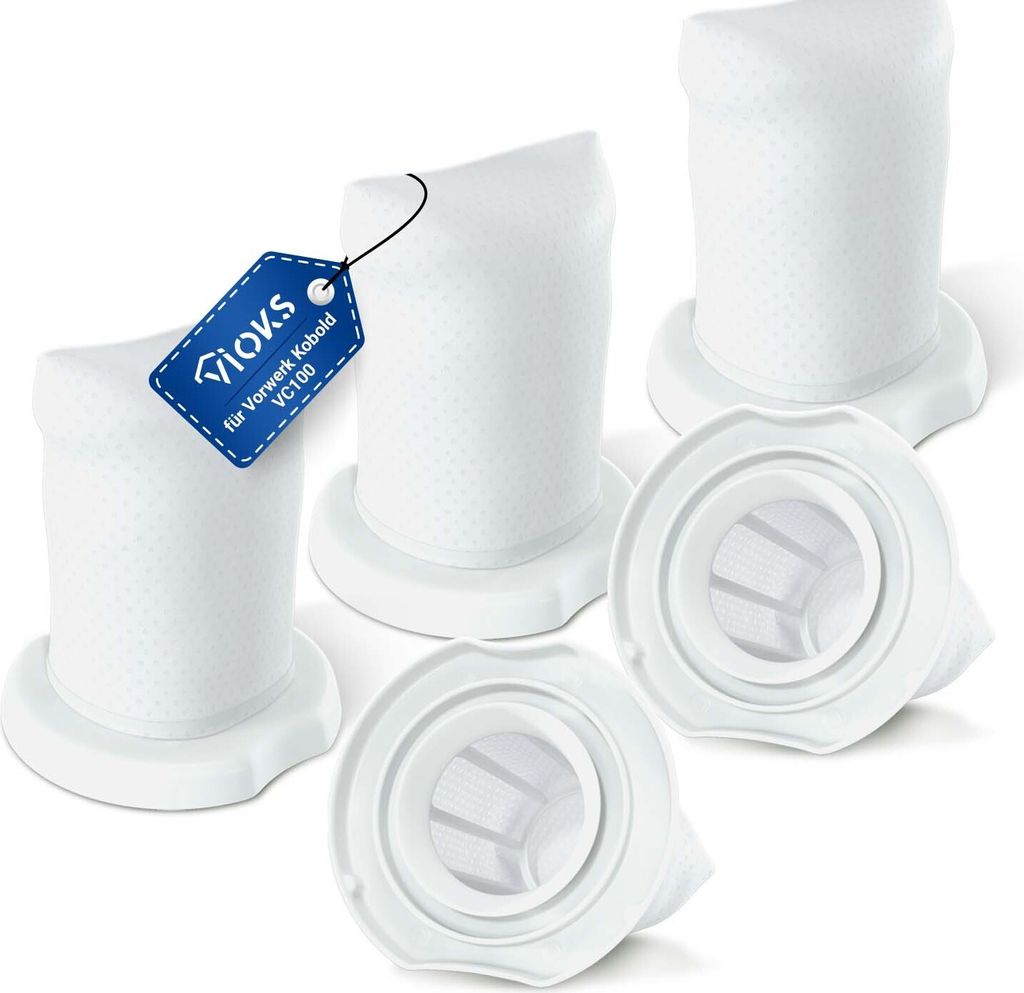 Ersatzfilter 5x Schmutzfilter Motorschutzfilter für VC 100 Kobold Staubsauger
