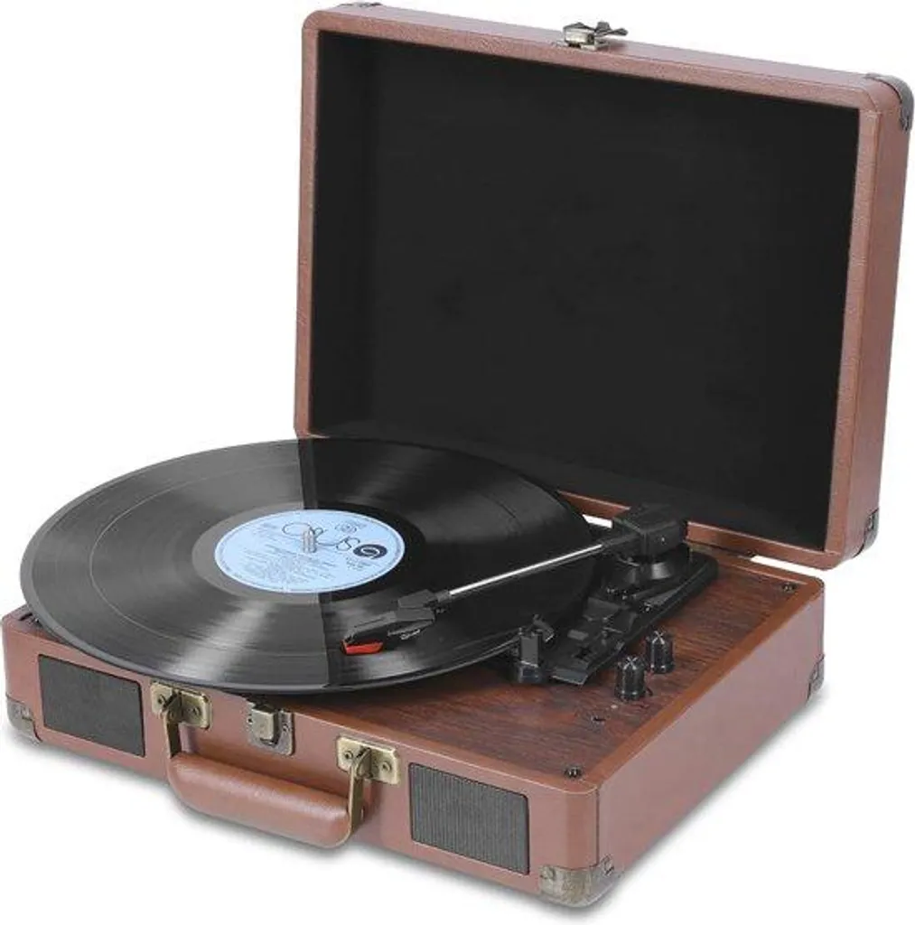 Platine vinyle Bluetooth avec enregistreur USB Noir - Modèle PV-500 Pro
