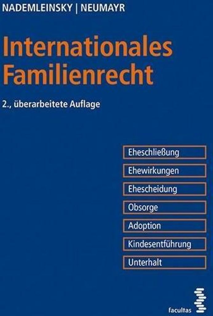 Nademleinsky, M: Internationales Familienrecht