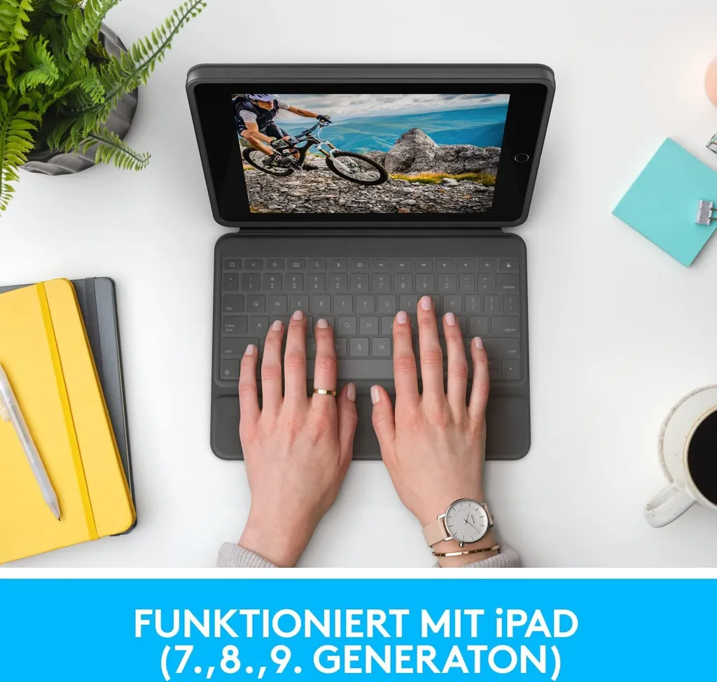 Protection Robuste iPad 10.2 et Clavier AZERTY Logitech Rugged Folio Pro - 20