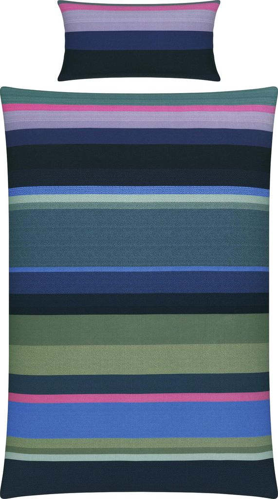 REDBEST Bettwäsche blau 1x 155x220 cm + 1x 40x80 cm