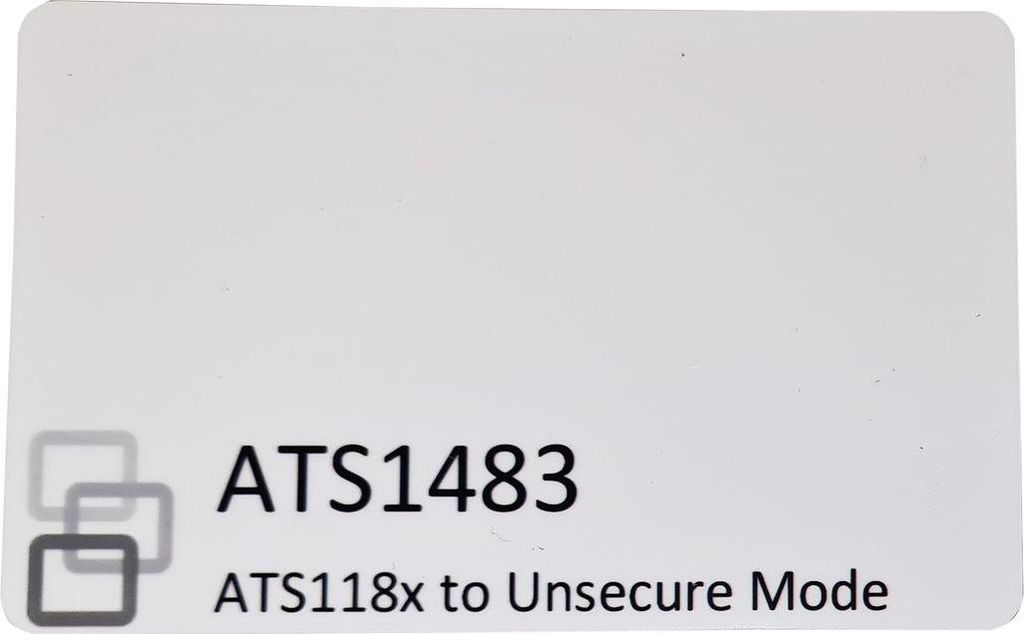 Aritech ATS118x in den ungesicherten Modus, ATS1483