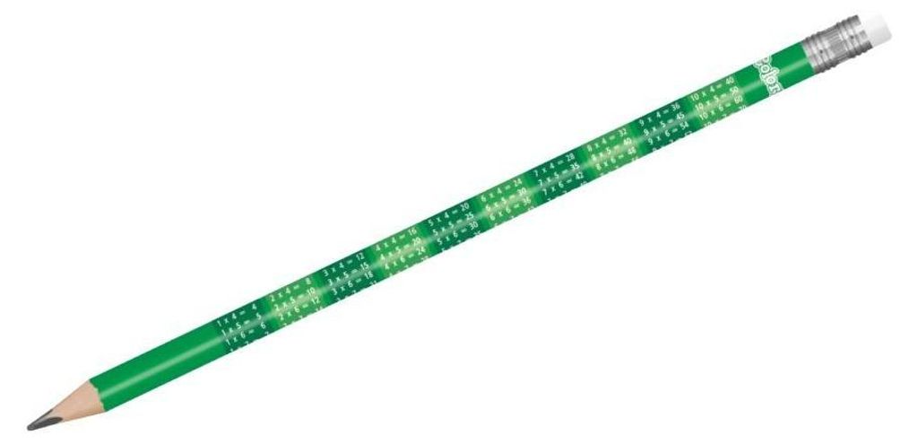 Ceruzka Colorino s gumou a tabuľkou násobenia Obrázok produktu 