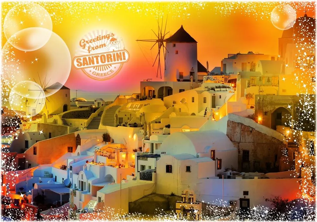 Puzzle 1000 pièces Grèce Grafika - Activité détente et décoration murale