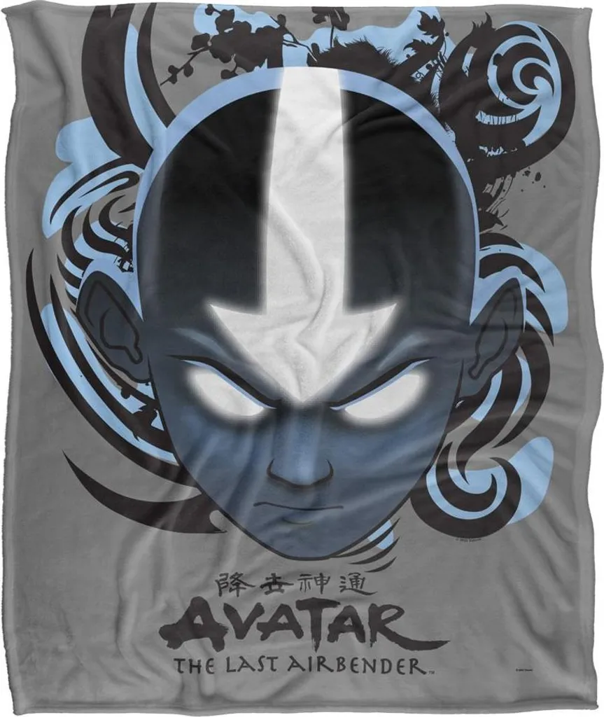 Plaid de Salon Avatar The Last Airbender pour Soirée TV Kanji TV24675