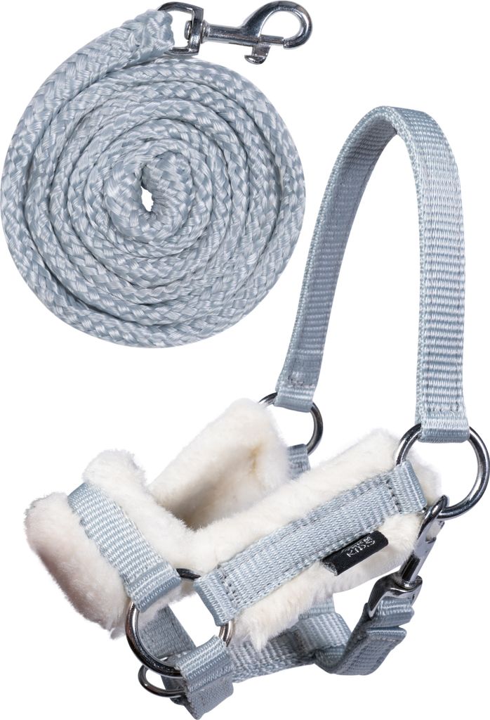 HKM Kids Halter Set Hobby Horsing Toy Halter Grigio Immagine del prodotto 