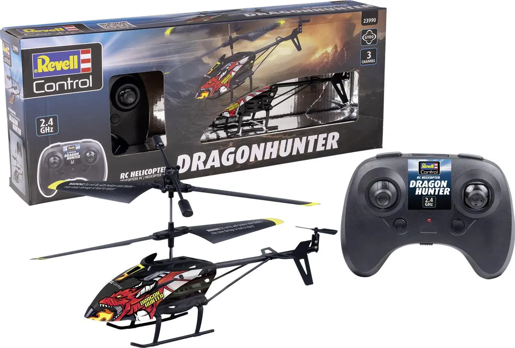 Hélicoptère télécommandé Dragon Hunter Revell Jouet Vol Intérieur - 4