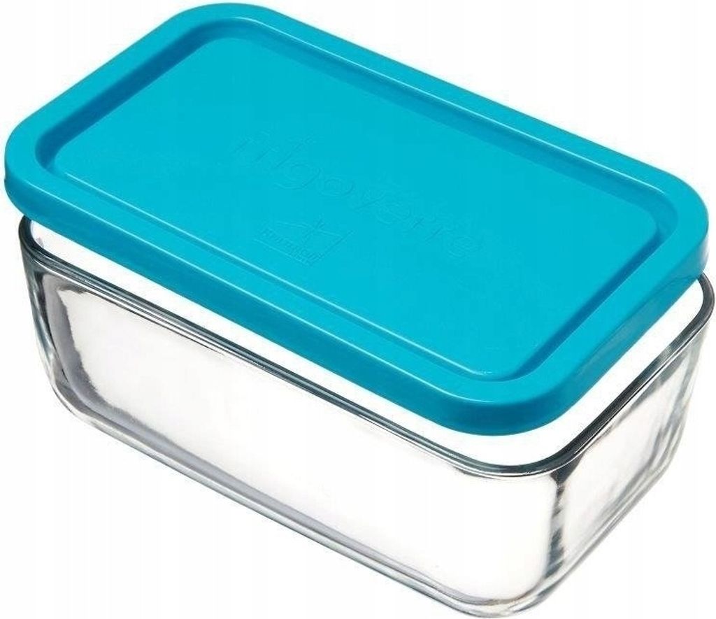 Pojemnik szklany z pokrywą Frigoverre prostokątny 21X13cm Zdjęcie produktu 