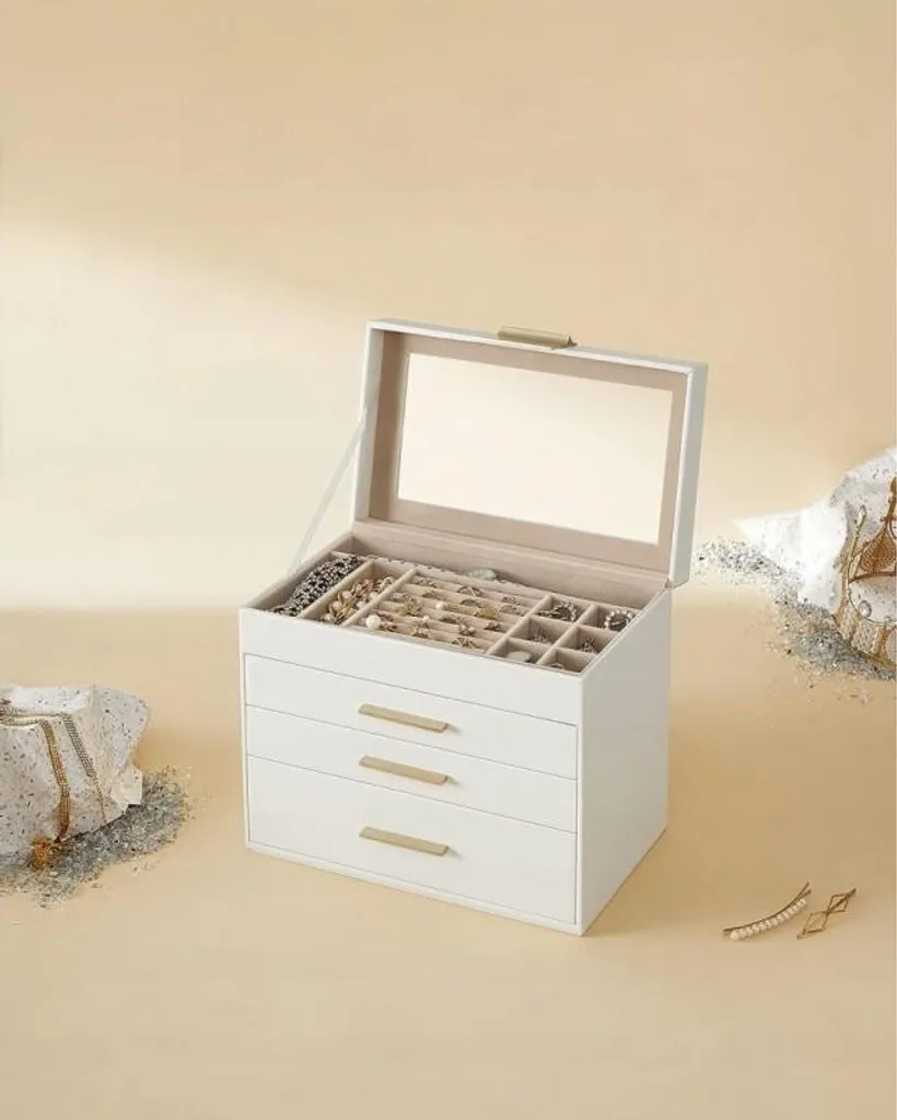Mallette à bijoux pour le voyage et le rangement de table de nuit - 15