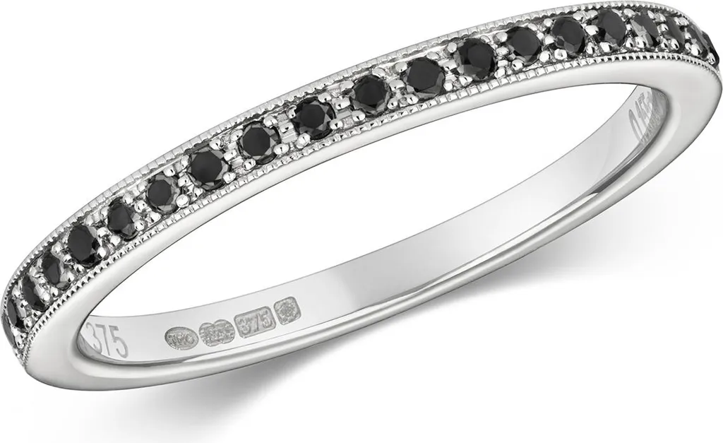 Bague de Fiançailles Éternité en Or Blanc et Diamant - Cadeau Idéal
