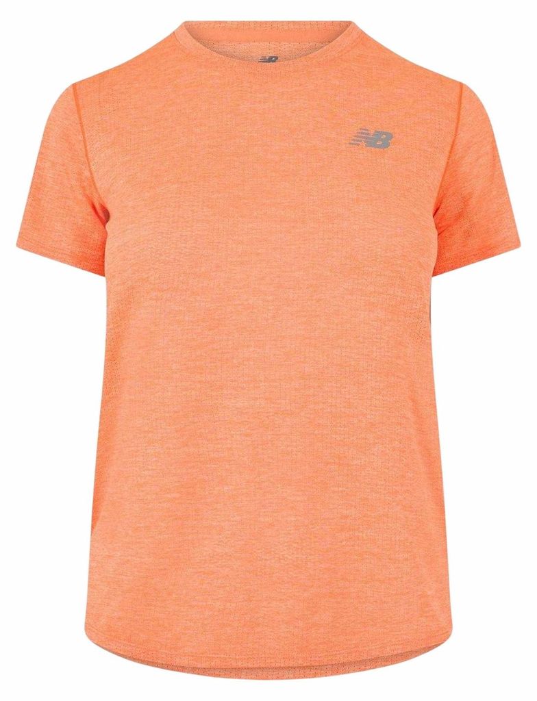 New Balance - T-Shirt für Damen, Athletisch, kurzärmlig GT25486 (36 DE) (Orange)