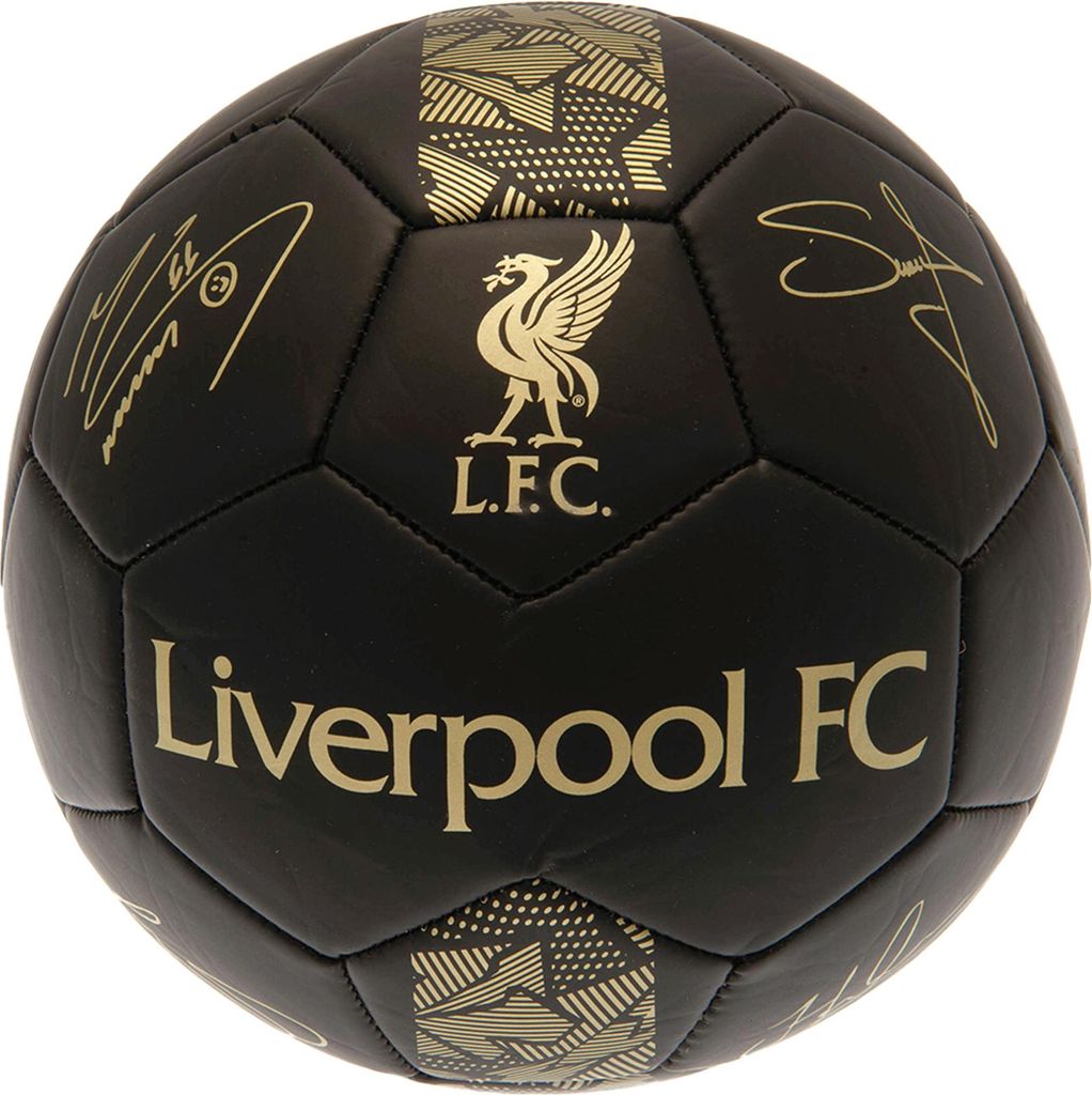 Liverpool FC - Futbalová lopta "Phantom" s podpismi TA8819 Obrázok produktu 