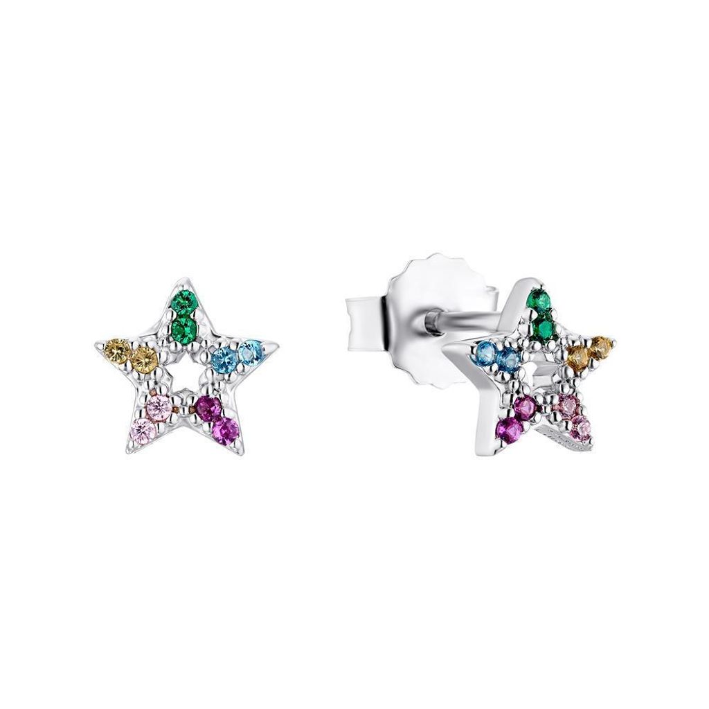 Prinzessin Lillifee 2033369 Mädchen Ohrstecker 925 Silber bunt
