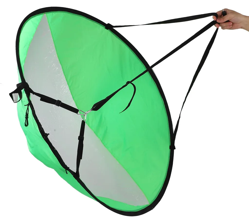 Voile Amovible pour Navigation Kayak et Canoë - Accessoire de Vent Vert