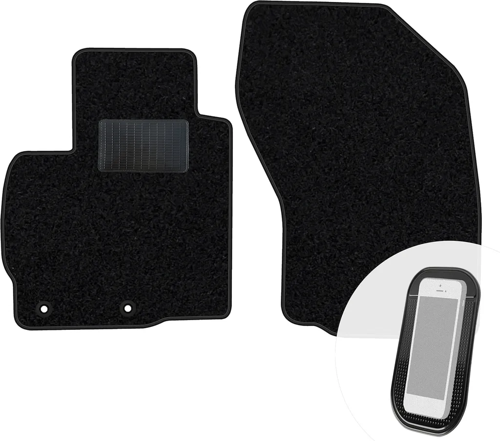 Tappetini Su Misura Citroen C-Crosser 07-12 Velluto Nero 4 Pezzi