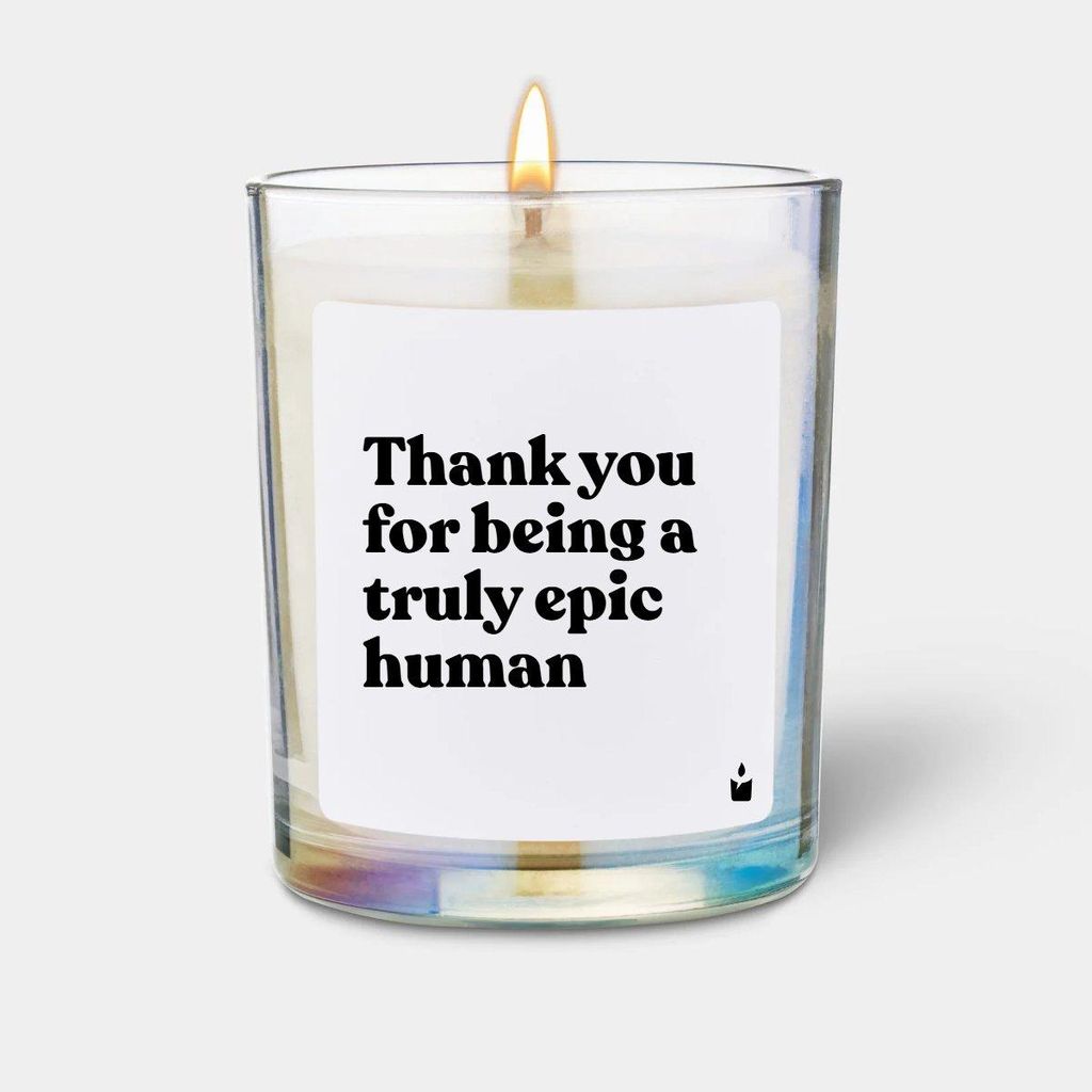ChattyCandles Duftkerze Woody Thank you for being a truly epic human