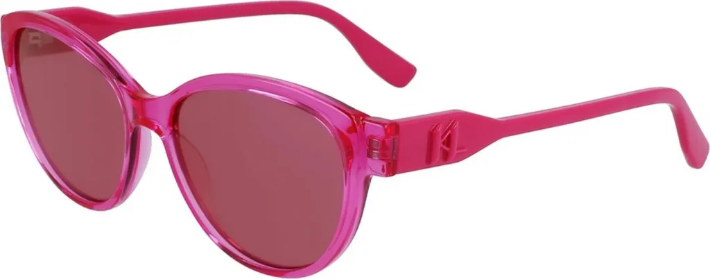 Occhiali da Sole Karl Lagerfeld KL6099S 525 Fucsia: Eleganza Cat-Eye