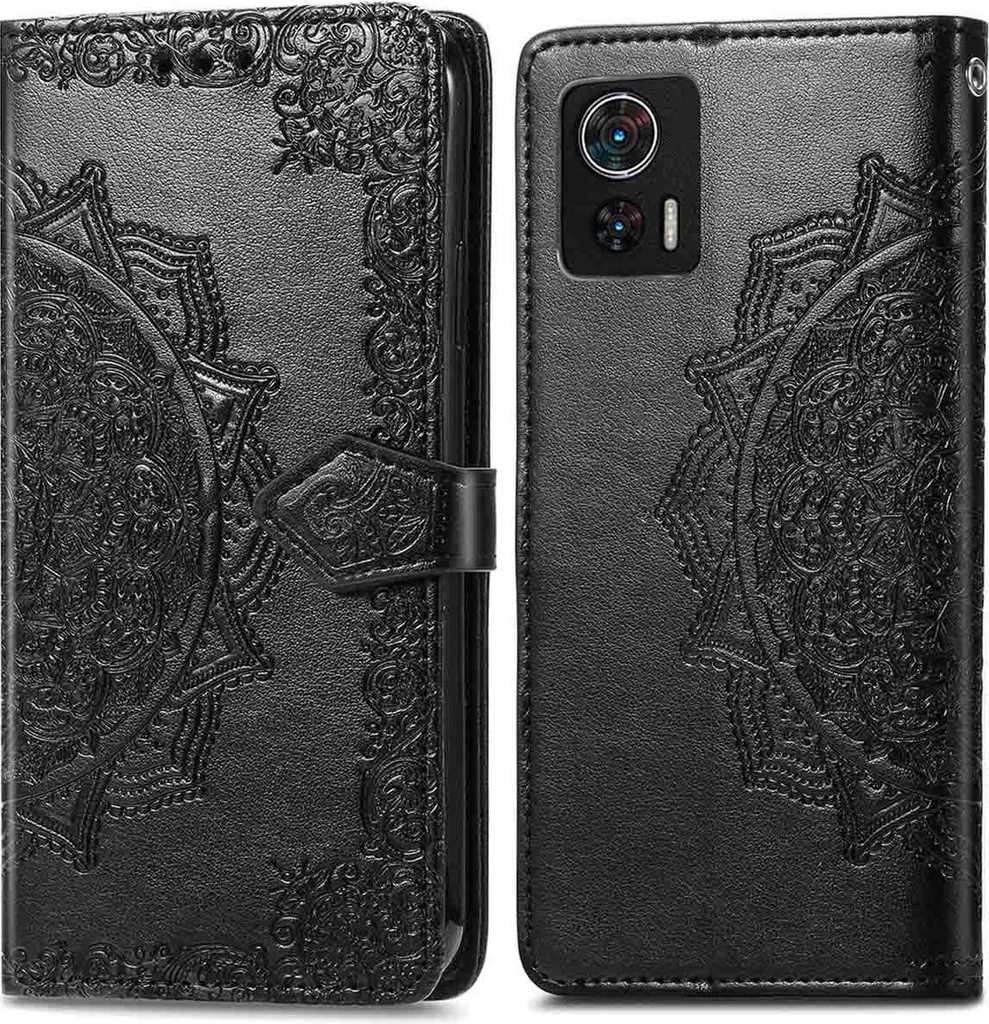 Custodia imoshion Mandala Nera per Motorola Edge 30 Neo - Chic & Safe
