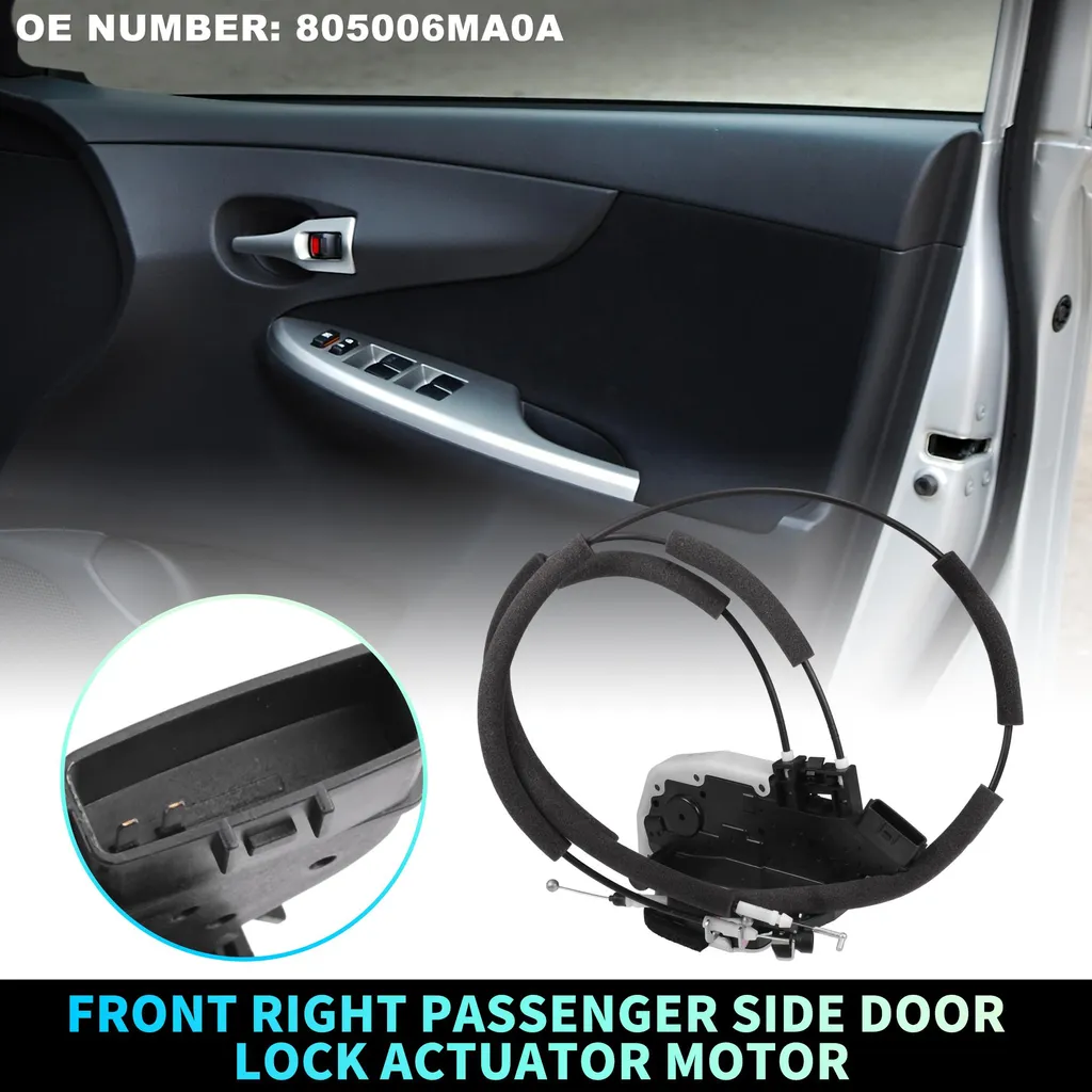 Serrure de Porte Avant Droite avec Câble 805006MA0A pour Rogue Sport