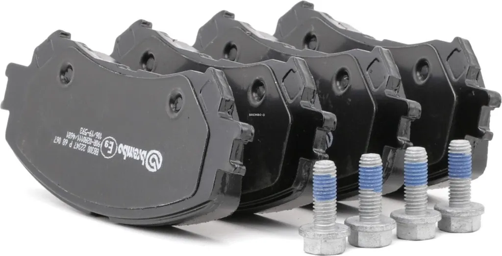 Jeu de 4 plaquettes de frein avant Brembo pour Renault Scenic 4 et Espace 5