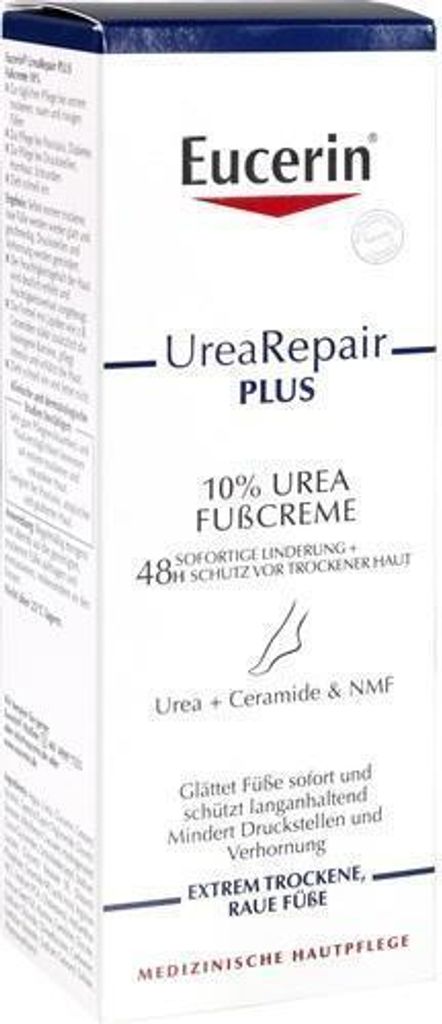 Eucerin UreaRepair plus Fußcreme 10 %, 100 ml Creme Produktbild 