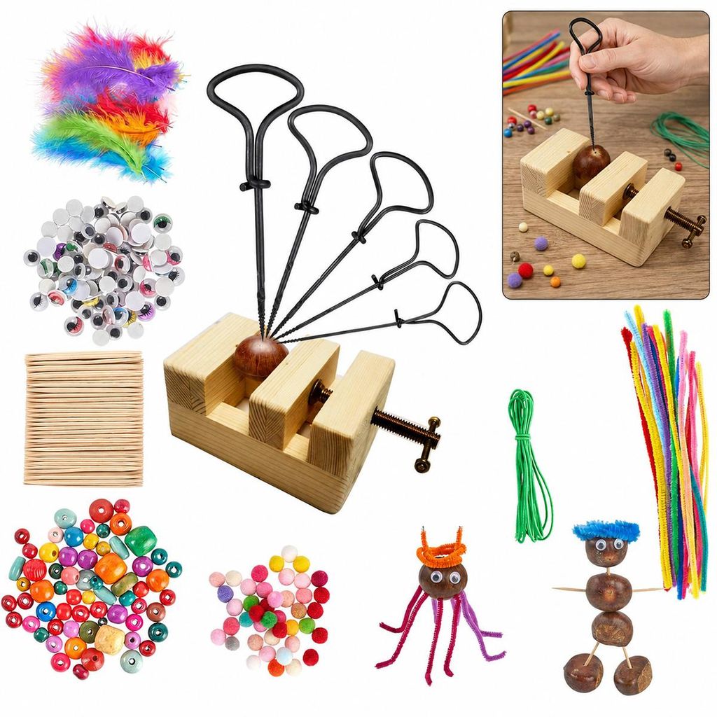 Kastanienbohrer Set für Kastanien und Eicheln, DIY Produktbild 