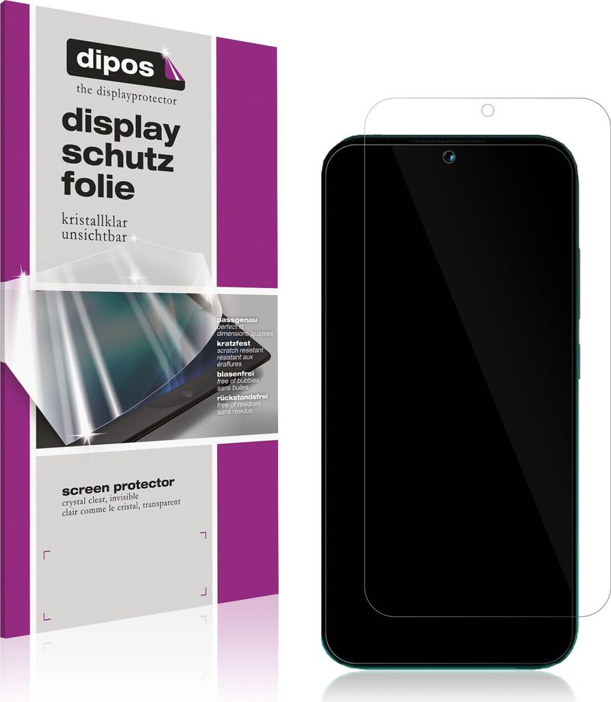 6x Schutzfolie für Benco Y50 klar Displayschutzfolie Folie Display Schutz dipos