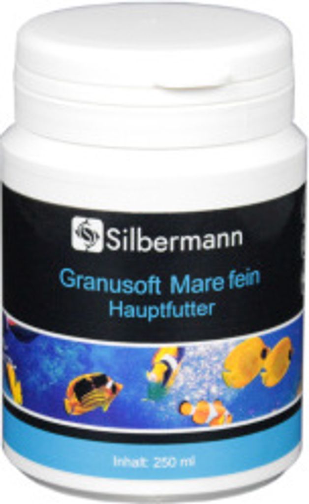 Silbermann Granusoft Mare - Hauptfutter für Meerwasserfische fein oder grob (250 ml fein), SIM 101