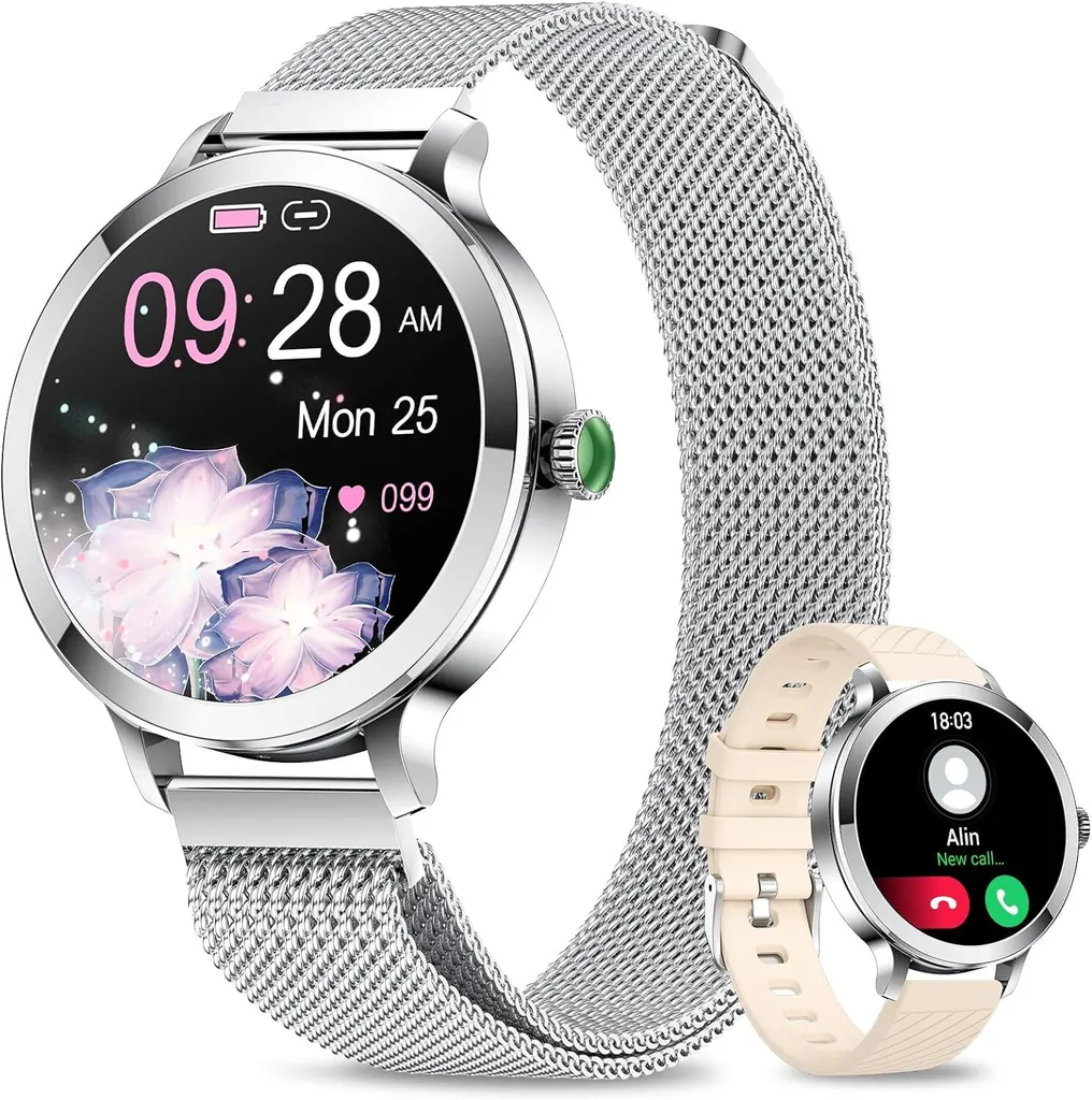 Smartwatch Donna Niolina AMOLED 1.1" - Chiamate Bluetooth e IP68