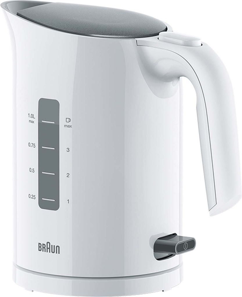 Braun 0X21010012, 1 l, 2200 W, Weiß, Wasserstandsanzeige, Produktbild 