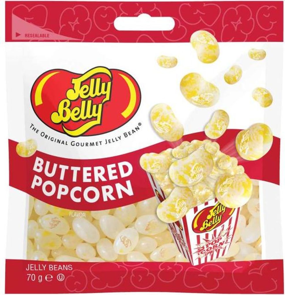 Jelly Belly Buttered Popcorn 70g Produktbild 