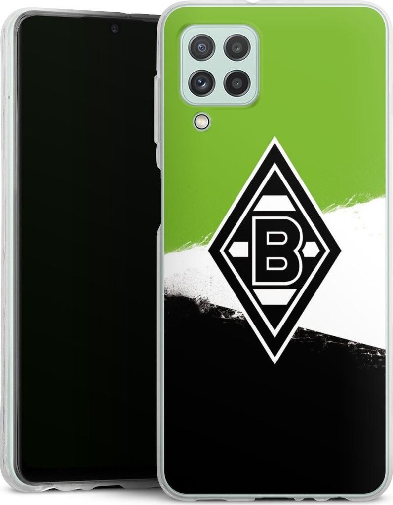 DeinDesign Handyhülle für Samsung Galaxy A22 4G Silikon Hülle Case Smartphone Schutzhülle Borussia Mönchengladbach Offizielles Lizenzprodukt BMG