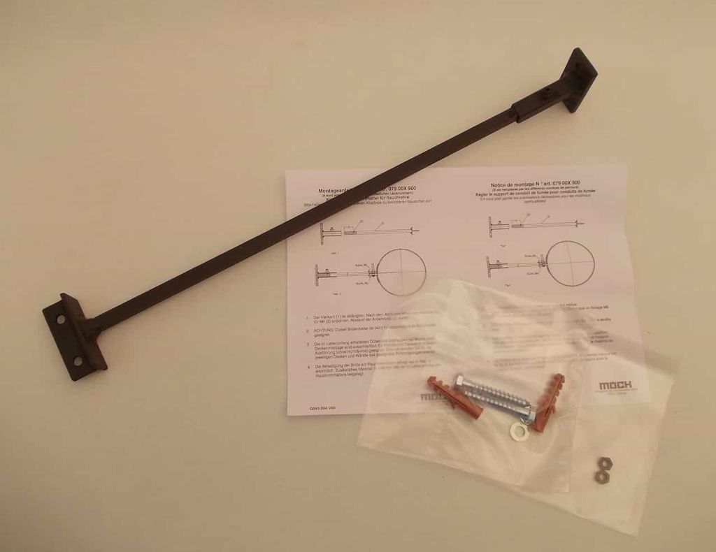 Halter für Rauchrohrbride Rohrschelle für Ofenrohre