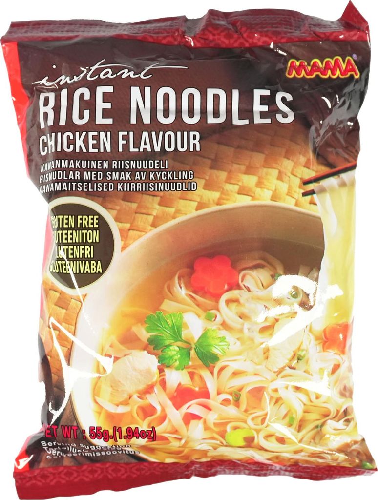 Mama Instantsuppe Reisnudeln Huhn Geschmack 24x55g Produktbild 