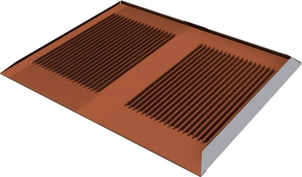 Beta board rouge brique RAL 8004 - Tuile photovoltaïque 11522-00 VE5