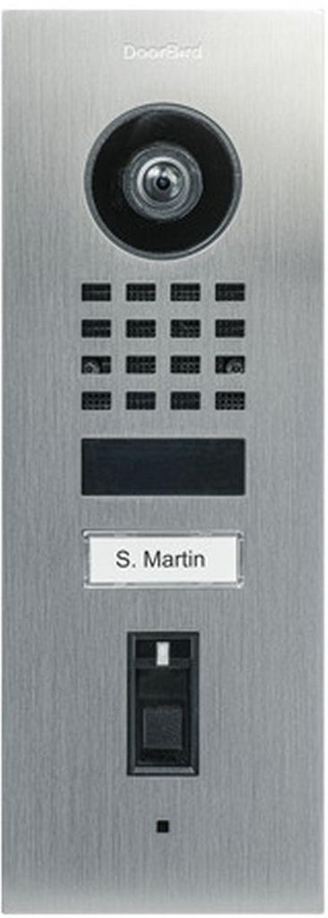 DoorBird IP Video Door Station D1101FV Fingerpr. edels. V2A Obrázek produktu 