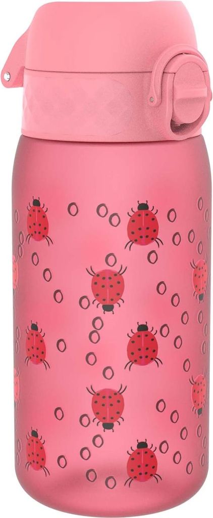 Kindfreundliche Lekfreie Trinkflasche 350ml – Einfach zu Öffnen, Spülmaschinenfest, BPA-frei, Geruchsfrei, Tragegriff, Perfekt für Kinder