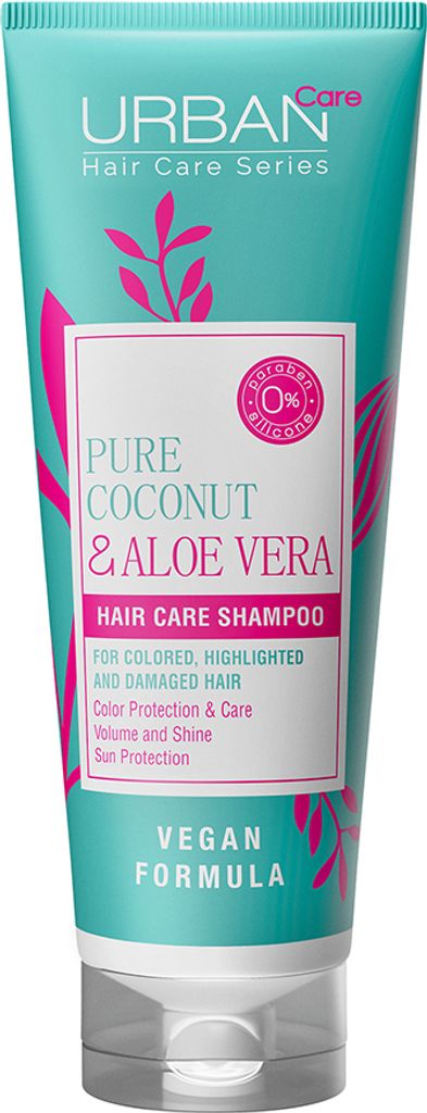 URBAN Care Pure Coconut & Aloe Vera Colored Hair Coloring Conditioner 250ml - Vegan
