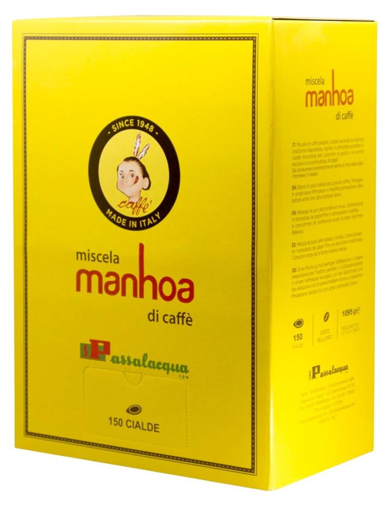Passalacqua MANHOA, dischetti ESE da 44 mm, confezione da Immagine del prodotto 