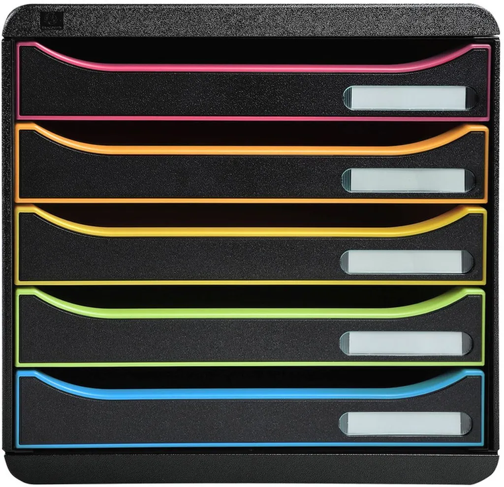 Cassettiera Exacompta Big Box Plus 5 Cassetti - Offerta Stock Ufficio