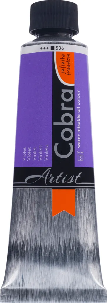 Cobra Artist Peinture à l'Huile Violet 536 Tube 150 ml Diluable à l'Eau
