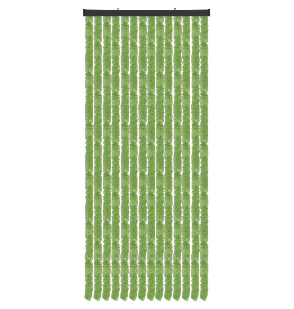 Tenda morbida 100x200 a righe tinta unita verde Immagine del prodotto 