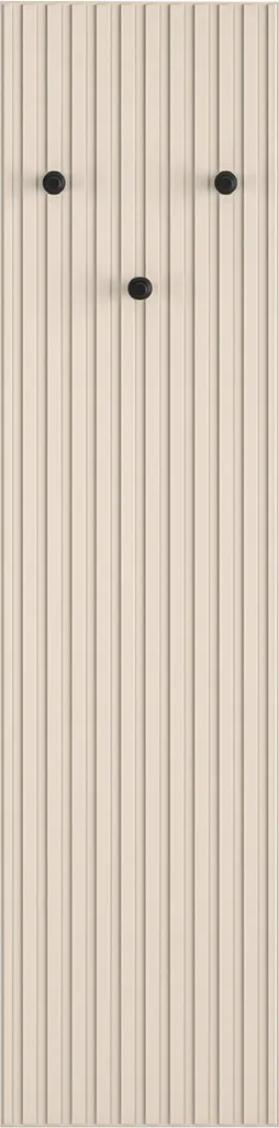 Armoire Murale Beige à Lamelles CALETTO 34 cm - Design Moderne Selsey