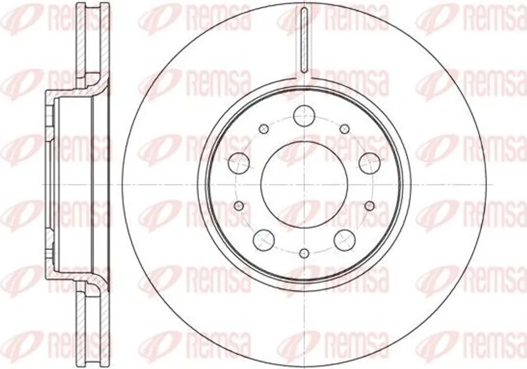 Disque de frein avant haute performance pour Volvo V70 et XC70