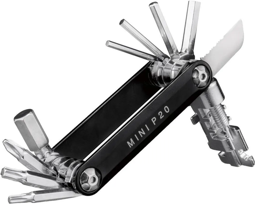 Topeak Mini P20 Multitool avec Dérive-chaîne et Clés Torx pour Cyclisme - 18