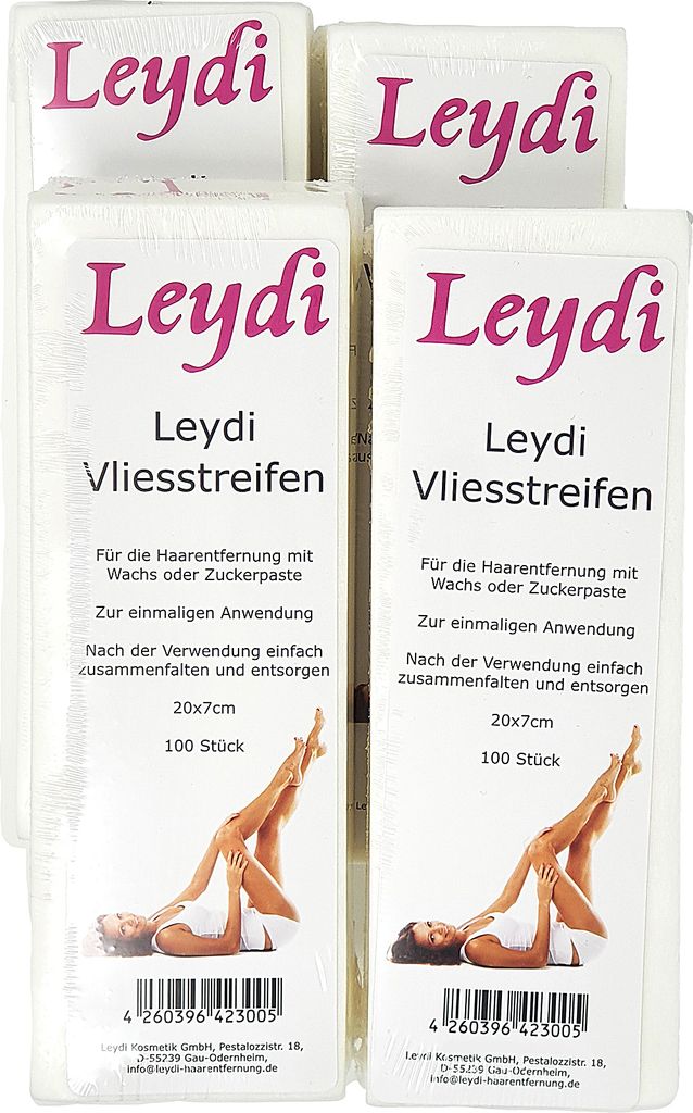 400 Leydi Vliesstreifen für die Haarentfernung
