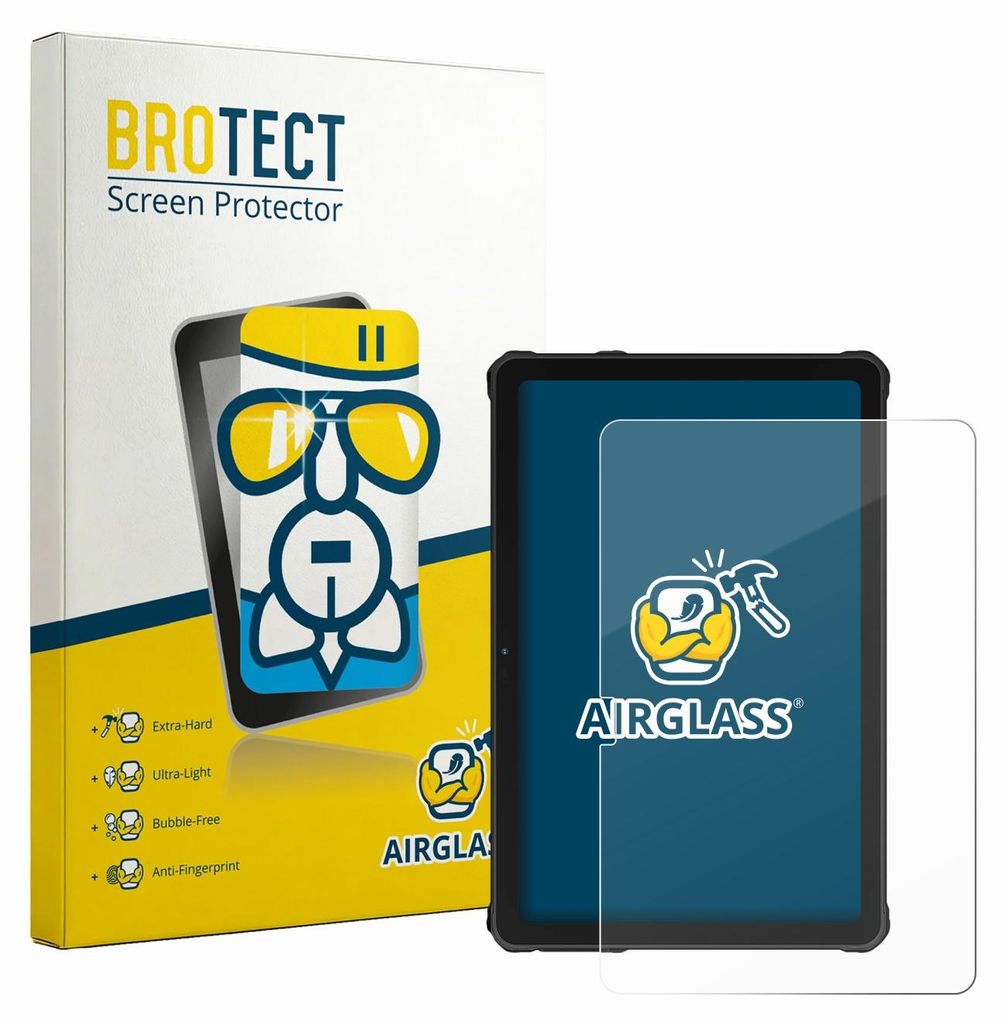 BROTECT Schutzglas für Oukitel RT10 Schutzfolie Panzer Folie Glas Display Schutz klar